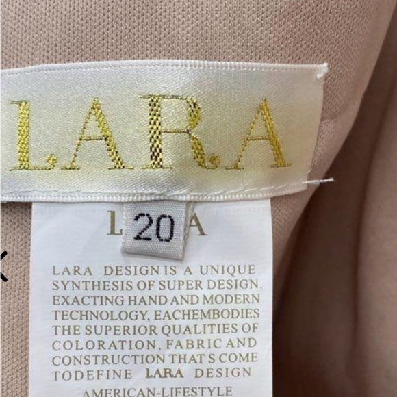 Lara Amber Lattice Lace Champagne Wedding Gown 20 Beaded Illusion Bridal Dress - Picture 4 of 4